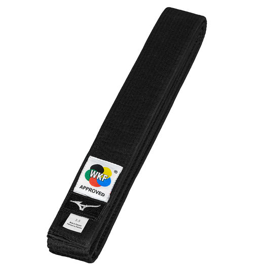 Cintura nera Mizuno WKF